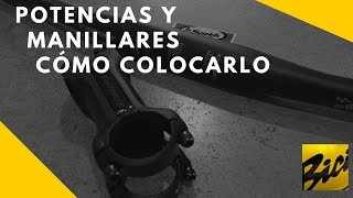 Tipos de potencias y manillares para MTB cómo colocarlos  TUTORIAL [upl. by Ailis]