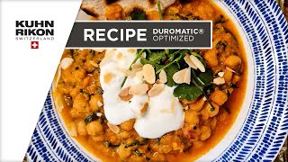 Chickpea Curry in the DUROMATIC® Pressure Cooker  KUHN RIKON [upl. by Yamauchi]