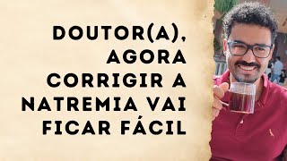 Usando a fórmula de Adrogué na hipernatremia Correção do sódio na prática [upl. by Adnolehs]