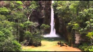 Cascata Uirapuru Nova Lacerda Mato Grosso  Brasil [upl. by Dulci]