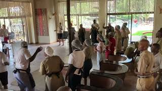 Singing and worshipping at Hobatere lodge 2 [upl. by Hal]