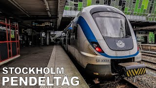 🇸🇪 Stockholm Suburban Railways  Stockholm SBahn Pendeltåg 2023 4K [upl. by Aicrag]