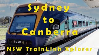 Sydney to Canberra on the Xplorer train [upl. by Ecargyram]