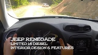 Εσωτερικό Jeep Renegade 16L Mjet 120hp FWD LIMITED [upl. by Engedi]