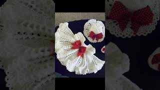 Beautiful Crochet pattern frock ideas for baby girl viral trending short yt [upl. by Doreen]