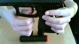 UTG MK23 Navy SEAL Spring Airsoft Pistol [upl. by Naylor507]