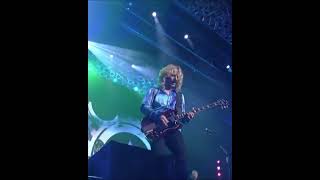 Tommy Shaw tearing it up on quotBlue Collar Manquot shorts [upl. by Lyrak]