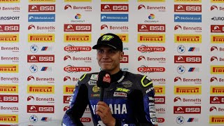 2024 Bennetts British Superbike Championship RD10 Donington Park Speedy Hire Qualifying reactions [upl. by Schlessinger498]