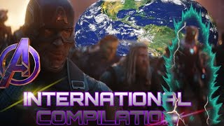 Avengers Endgame AVENGERS ASSEMBLE Audience Reaction Worldwide Compilation [upl. by Tlihcox]