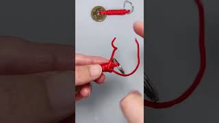 How to fasten a keychain quickly and easily diy crafts diycraft [upl. by Odlonyer]