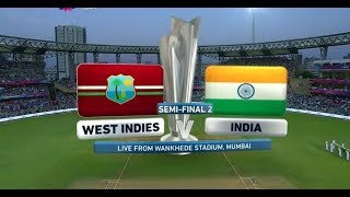 ICC T20 SemiFinal 2  India vs West Indies  Full Match  2016 [upl. by Annabel]