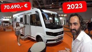 ECHTE 70690 € LINERLUXUSHOTEL VOLLINTEGRIERTES WOHNMOBIL 2023 Weinsberg CaraCompact 650 MEG [upl. by Juback]