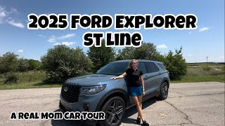 Real Mom Car Tour 2025 Ford Explorer ST Line [upl. by Naitsirk]