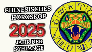 CHINESISCHES JAHRESHOROSKOP FÜR DAS JAHR 2025 Erwarte Wunder [upl. by Lubeck]