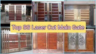 Best Top 60 SS Steel Laser Cut Main Gate Design 2023  •Modern Steel Gate ideas [upl. by Wahlstrom]