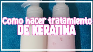 Como hacer tratamiento de keratina [upl. by Zerep]