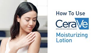 How To Use CeraVe Daily Moisturizing Lotion [upl. by Enixam]