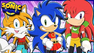 Team Sonica Play Sonic World Female Sonic Tails amp Knuckles [upl. by Llemej12]