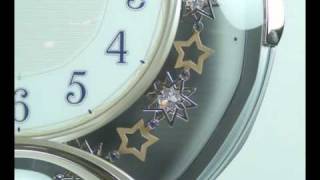 QXM255SRH SEIKO MELODIES IN MOTION MUSICAL CLOCK [upl. by Notneb500]