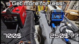 Azzuno 200f 4 in 1Welder Review and Quality Comparison to Lincoln [upl. by Grory]