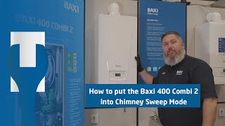 How to put the Baxi 400 Combi 2 boiler into Chimney Sweep Mode [upl. by Ahsinev]