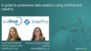 A guide to proteomics data analysis using UniProt and InterPro [upl. by Merla]