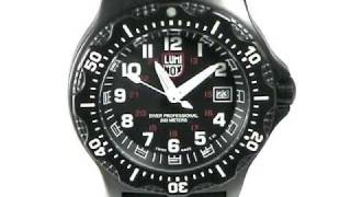 Luminox 8401 Mens Black Ops Watch with rubber band  wwwLuminousWatchShopcom [upl. by Atirak]