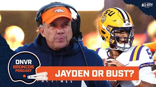 How real is Sean Payton amp the Denver Broncos interest in LSU’s Jayden Daniels  Broncos Podcast [upl. by Cynthy]