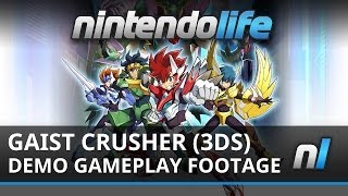 Gaist Crusher 3DS Demo Gameplay Footage [upl. by Brink]