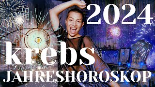 KREBS 2024 JAHRESHOROSKOP  eine astrologische Energievorschau für ein erfolgreiches 2024 [upl. by Nylrebma438]