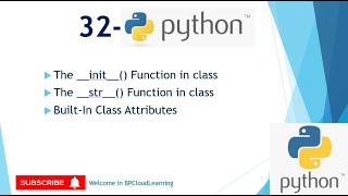 32 The init  str methons in class in Python in Hindi [upl. by Lenhart]