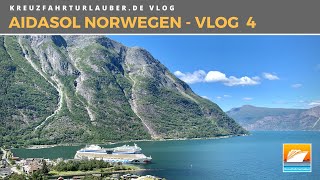 Vlog4  Norwegische Fjorde mit AIDAsol Ålesund und Eidfjord [upl. by Anem]