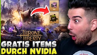 🎁NVIDIA VERSCHENKT THRONE amp LIBERTY GOODIES🎁GRATIS AMITOI  SCHMUCKMÜNZEN🤑SO GEHTS [upl. by Brenn]