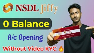 How to Open NSDL Payment Bank Account Online  NSDL Zero Balance account Opening Without Video Kyc [upl. by Cariotta614]