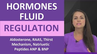 Hormones Fluid Regulation Homeostasis ADH Antidiuretic Aldosterone RAAS Thirst Mechanism [upl. by Summers]