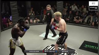 Pro MMA Flyweight Fight Baby Hulk Vs Mark Guglielmini [upl. by Junie]