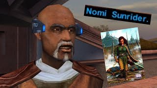 Jolee Bindo talks about Nomi Sunrider  Knights of the Old Republic [upl. by Yeltsew]