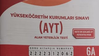 Yanıt Yayınları Ayt Deneme6 Geometri Çözümleri 2022 2023 [upl. by Enineg]