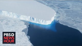 Scientists measure how quickly crucial Antarctica glacier is melting [upl. by Nnylimaj]