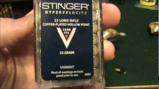 CCI Stinger 22 LR Review Part 1 [upl. by Foushee]