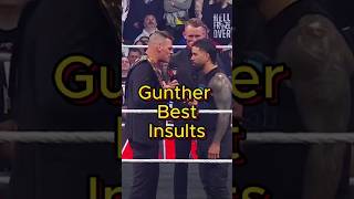 Gunther Best Insults wwe moments gunther insult [upl. by Einnahc]