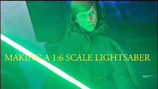 MAKING A 16 SCALE LIGHTSABER I MY PROGRESS I CCFL SABERS LUKE SKYWALKER [upl. by Htebazileharas]