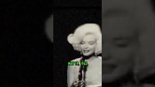 Marilyn Monroe performed famous rendition of Happy Birthday 5191962 todayhistory ushistory [upl. by Tihor]