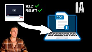 Transcribir Videos de Youtube a Texto con IA GRATIS incluyendo PODCASTS con varias personas [upl. by Shae422]