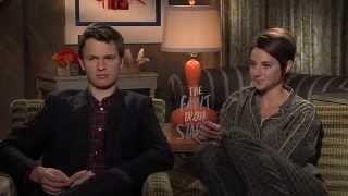 Shailene Woodley and Ansel Elgort Interview  The Fault in Our Stars [upl. by Cathrine]