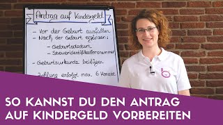 Antrag auf Kindergeld vorbereiten  das kannst du vor der Geburt tun [upl. by Viehmann]