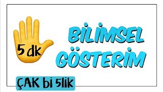 5 dkda Bilimsel Gösterim  8 Sınıf [upl. by Ive]