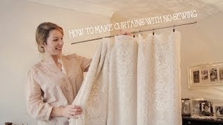 How to make curtains without sewing in minutes [upl. by Waylen414]