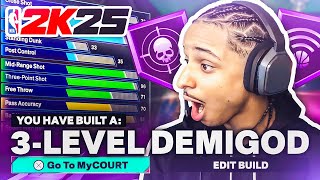 OVER POWERED POINT GUARD BUILD IN NBA 2K25 BEST BUILD FOR SHOOTING amp DRIBBLING [upl. by Baggett]