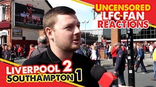 quotGerrard and Lucas Doesnt Workquot  Liverpool 21 Southampton  LFC Fan Reactions [upl. by Inaoj]